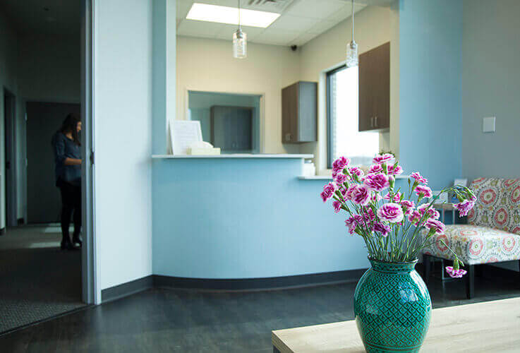 Front desk area at Smile Refined Family Dentistry