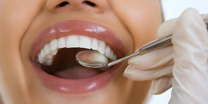 woman at dental exam