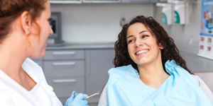 woman at dental appointment