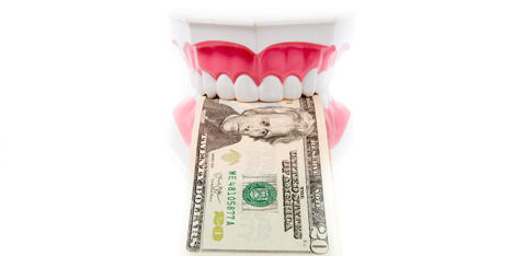 teeth and money